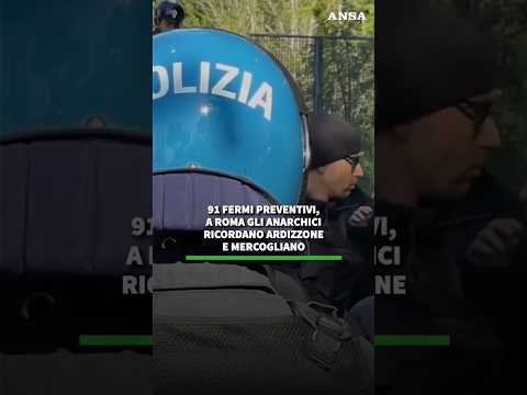 A Roma gli anarchici ricordano Ardizzone e Mercogliano #ansa #news