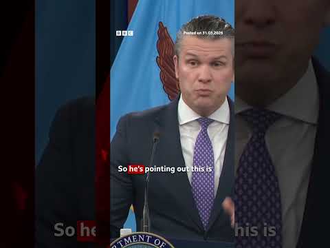 'Big, bad Royal Navy' should help out in Strait of Hormuz, says Hegseth. #Iran #US #Israel #BBCNews