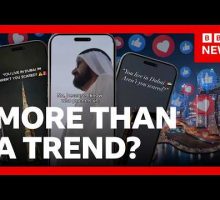 What&rsquo;s REALLY behind identical posts from Dubai influencers? | BBC News