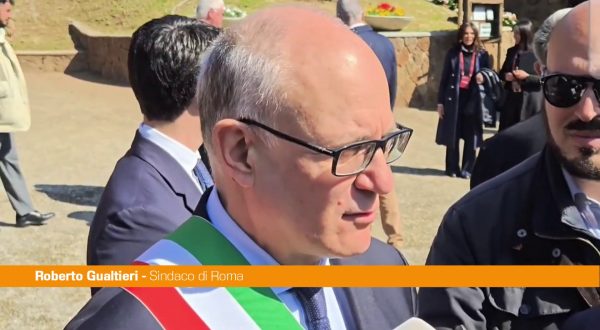 Fosse Ardeatine, Gualtieri “Una delle tragedie che ha segnato l’Italia”