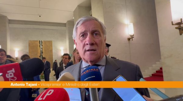 Iran, Tajani “Lavoriamo perché si arrivi a una de-escalation”