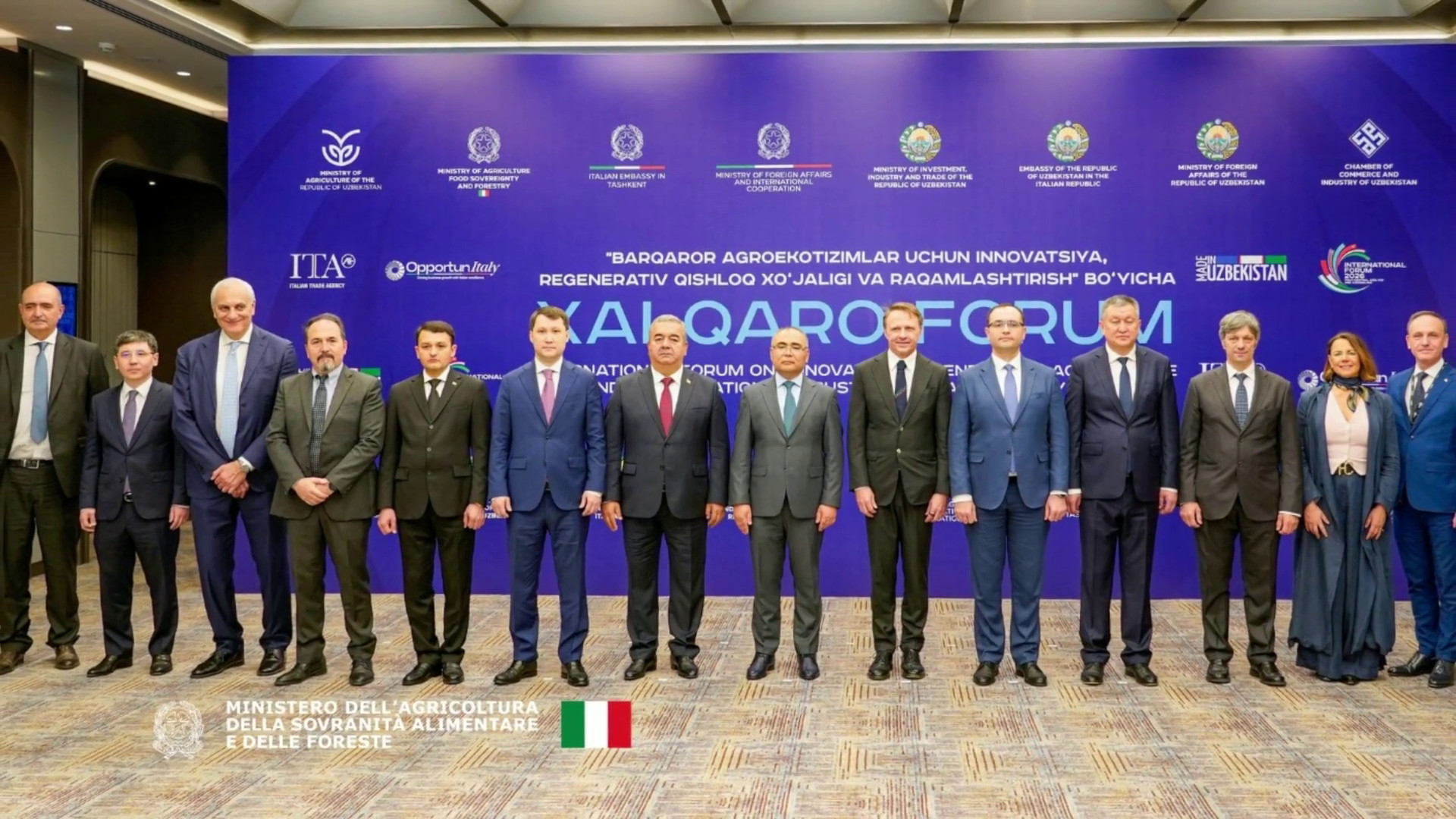 Agroalimentare, Italia e Asia Centrale rafforzano la cooperazione