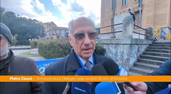 Ponte Stretto, Ciucci “Cantieri prima di fine legislatura, iter entro settembre”