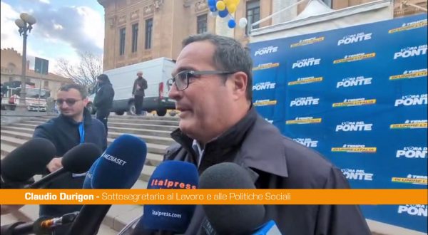 Ponte sullo Stretto, Durigon “Opera strategica, avanti superando gli ostacoli”