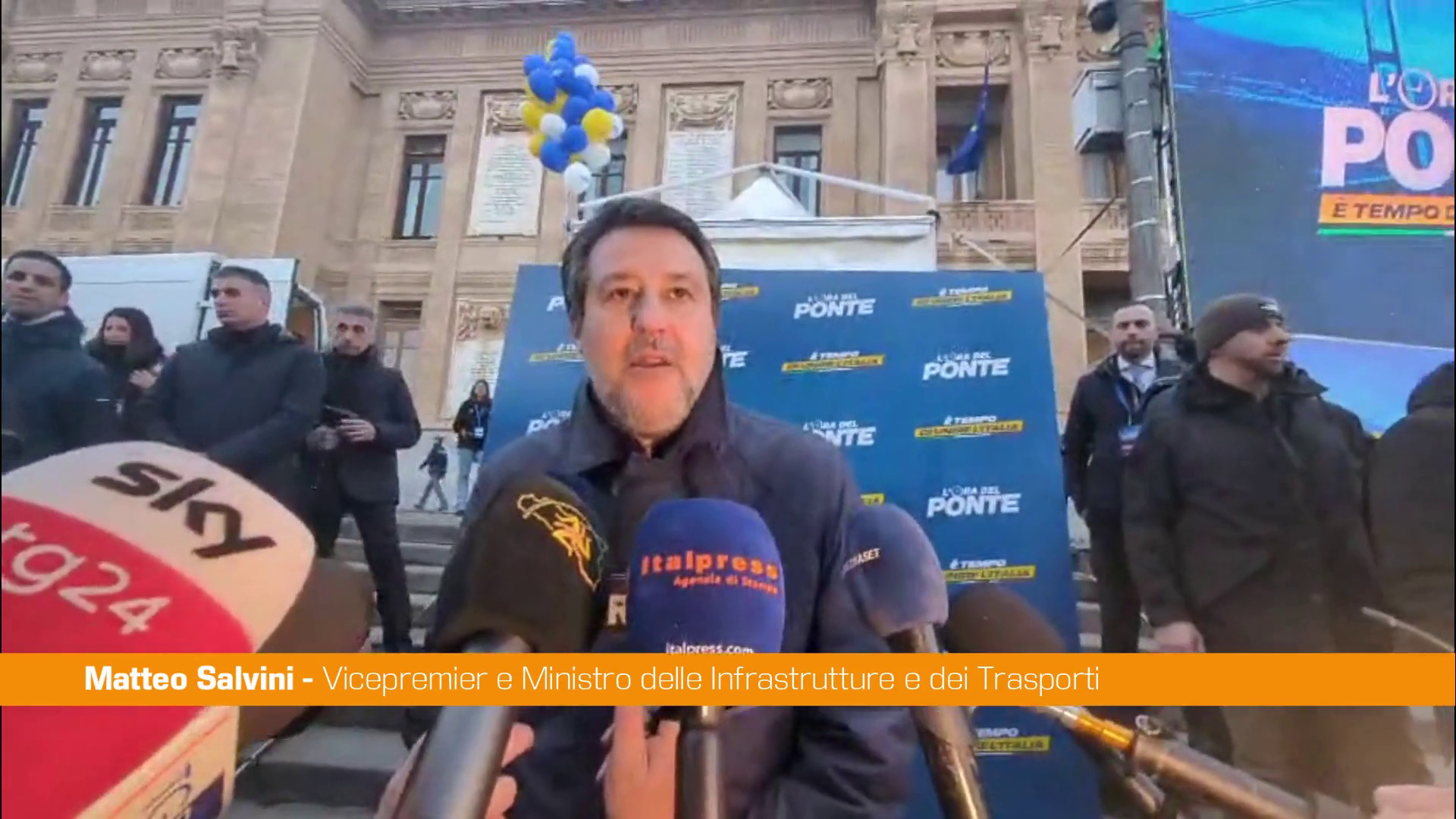 Ponte sullo Stretto, Salvini "Antidoto alla mafia e simbolo di capacit&agrave;"