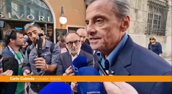 Calenda “Se Salis fosse leader del centrosinistra disponibili a interlocuzione”