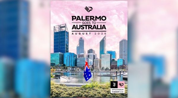 Il Palermo per la prima volta in Australia, l’11 agosto test con la Juventus