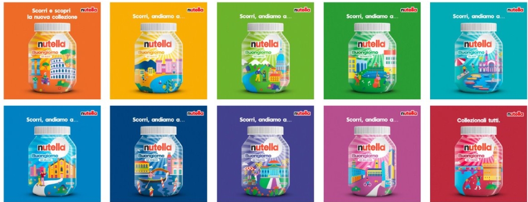Nutella ed ENIT promuovono le citt&agrave; d&rsquo;arte italiane con una serie limited edition