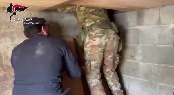 Bunker sotterraneo con serra hi-tech, quattro arresti nel reggino