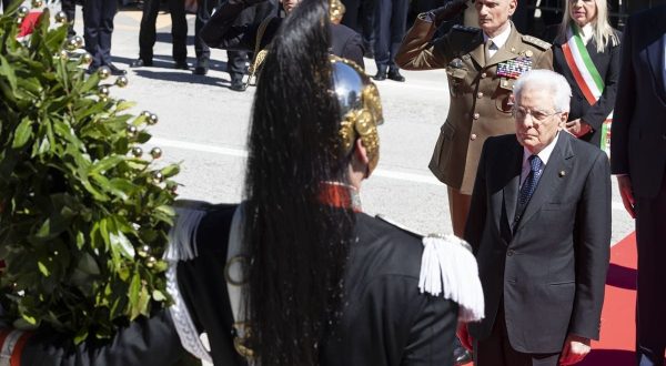 25 Aprile, Mattarella “La pace è il senso della Resistenza”