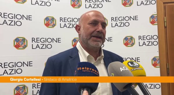 Sindaco Amatrice “Importante la ricostruzione di un territorio devastato”