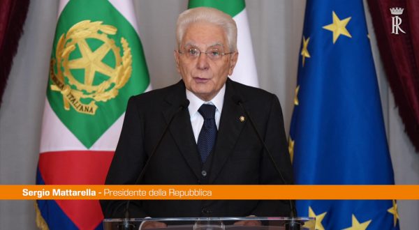 Mattarella “La legge del più forte semina lutti e distruzioni”