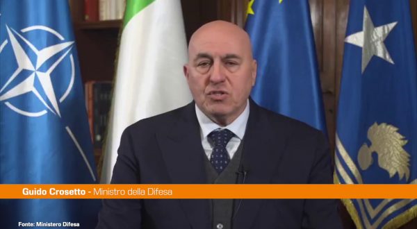 Crosetto “La pace non è mai scontata, va costruita e difesa ogni giorno”