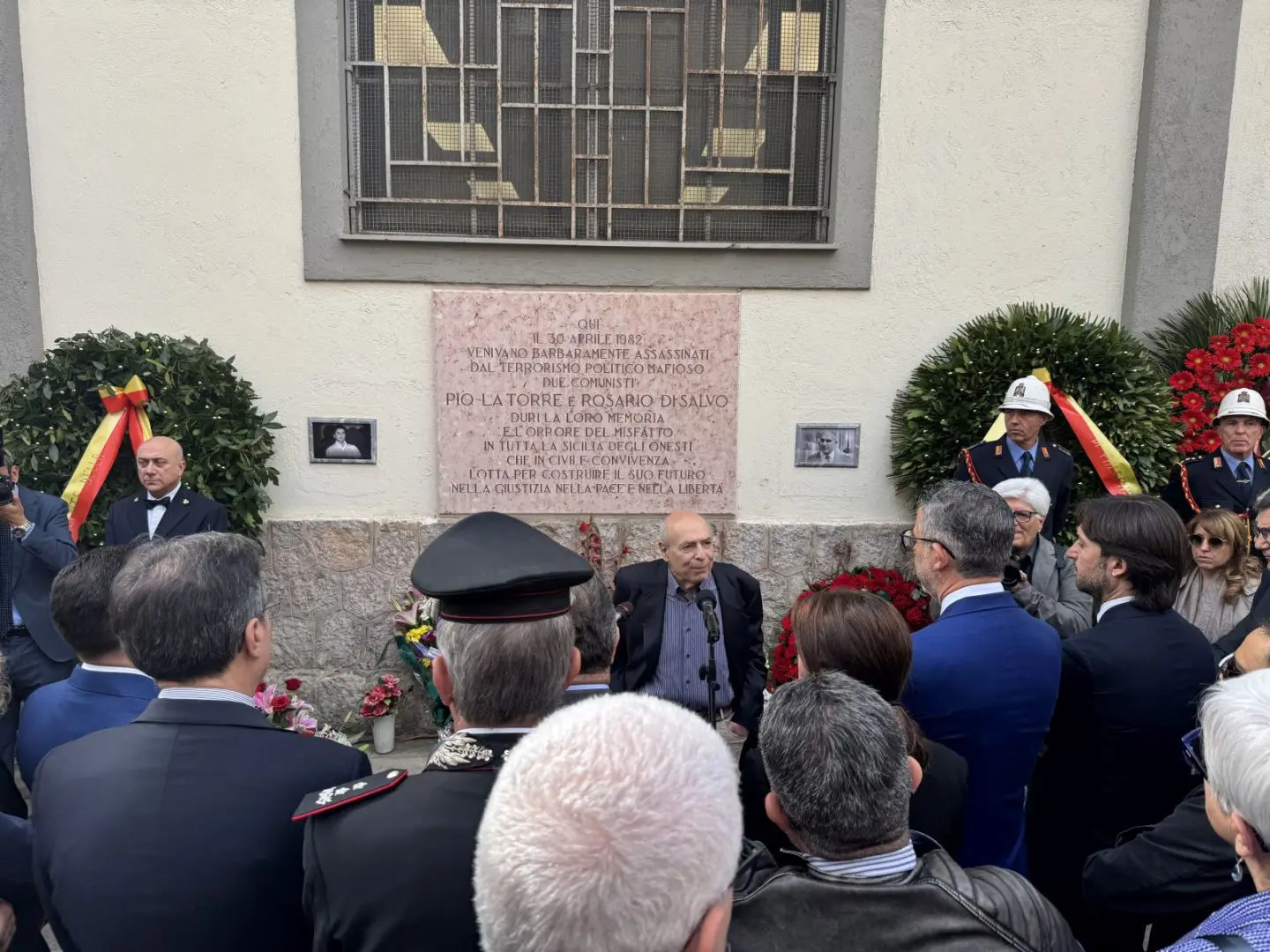 Palermo ricorda Pio La Torre e Rosario Di Salvo a 44 anni dall&rsquo;uccisione in via Li Muli