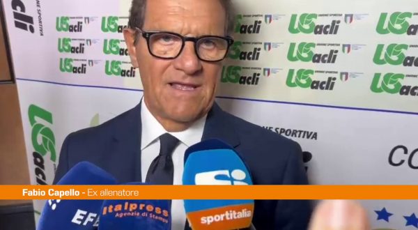 Capello “Fabregas merita il premio Bearzot. Malagò in Figc? E’ l’uomo giusto”
