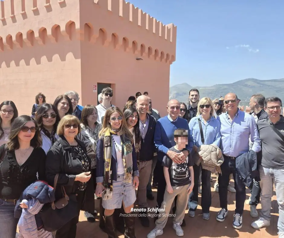 Schifani in visita al Castello Utveggio di Palermo “Riaperto e restituito alla città”