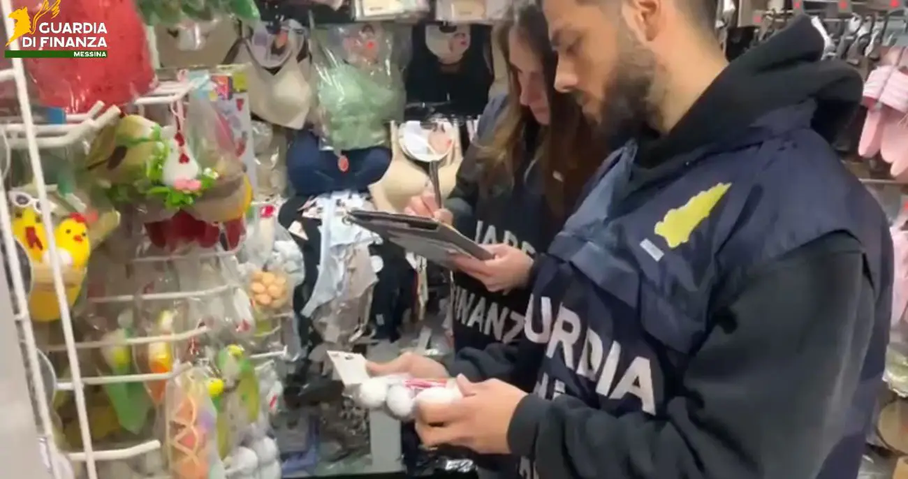 Maxi sequestro di oltre 22.200 articoli non sicuri, legati anche alla Pasqua, nel Messinese