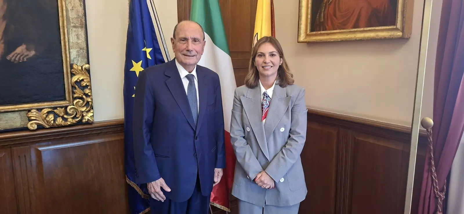 Schifani riceve la presidente dell’Autorità portuale della Sicilia occidentale Tardino