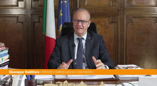 Scuola, Valditara “Via a corsi formazione su educazione a empatia e rispetto”