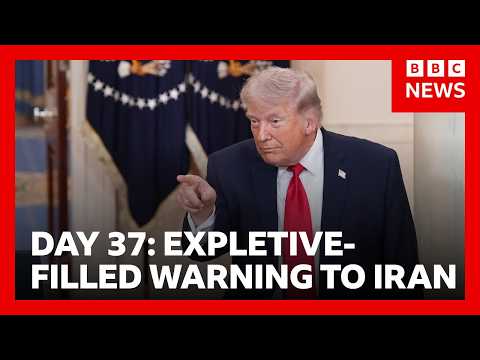 Trump issues a new warning hours after a second US airman is rescued from inside Iran | BBC News
