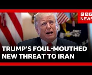 Trump&rsquo;s foul-mouthed tirade warning Iran of coming deadline | BBC News
