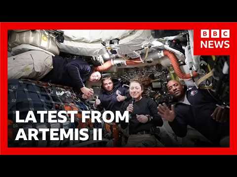 LIVE: Nasa’s Artemis II astronauts will fly around the Moon | BBC News