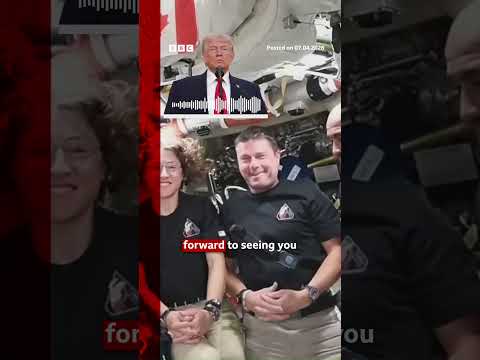 Donald Trump invites Artemis II crew to the White House. #ArtemisII #BBCNews