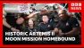 Astronauts aboard Artemis II homebound after historic and record-breaking moon mission | BBC News