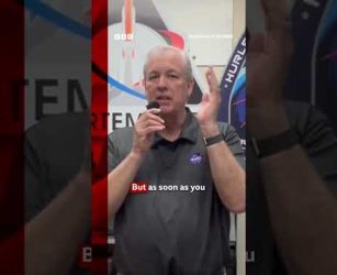 Do astronauts get taller being in space? #Astronauts #ArtemisII #BBCNews