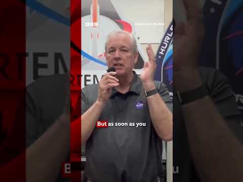 Do astronauts get taller being in space? #Astronauts #ArtemisII #BBCNews