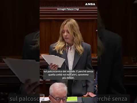 “Testardamente unitari con Usa e Europa”, l’attacco di Meloni alle opposizioni #ansa #news