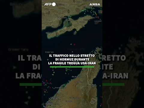 Il traffico nello Stretto di Hormuz durante la fragile tregua Usa-Iran #ansa #news