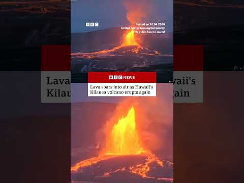 Hawaii’s Kilauea volcano erupts again sending lava 652ft into the air. #Hawaii #Kilauea #BBCNews