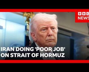 Trump says Iran's handling of Strait of Hormuz is 'not the agreement we have' | BBC News