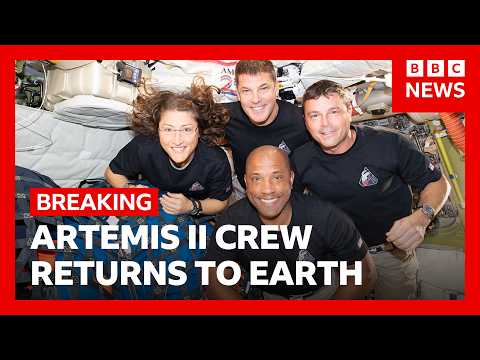 LIVE: Artemis II crew to return to Earth | BBC News