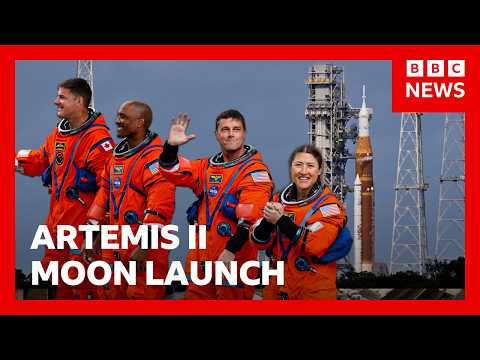 LIVE: Nasa prepares to launch Artemis II Moon mission | BBC News