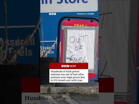 Hundreds of Irish petrol stations run out of fuel as protests continue. #Ireland #Iran #BBCNews