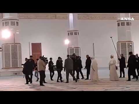 Il Papa in Algeria, la visita nella Grande Moschea#ansa #news