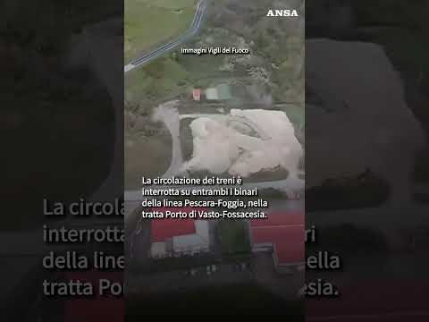 Esonda l’Osento, Italia divisa in due sulla costa adriatica #ansa #news