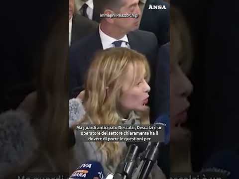 Meloni:”Non sarei a mio agio se leader religiosi facessero ciò che dicono i leader politici”ansa