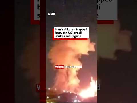 Iran’s children trapped between US-Israeli strikes and regime. #BBCNews