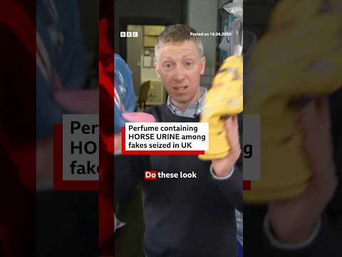 Perfume containing horse urine among fakes seized in UK. #BBCNews