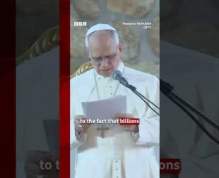 Pope criticises 'tyrants' who spend billions on wars after spat with President Trump. #BBCNews
