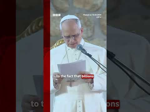 Pope criticises 'tyrants' who spend billions on wars after spat with President Trump. #BBCNews