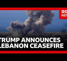 Trump announces 10 day ceasefire between between Israel and Lebanon | BBC News