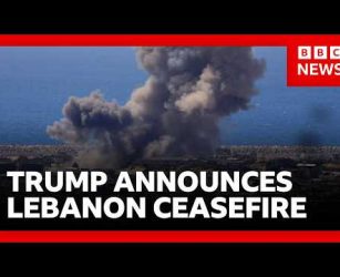 Trump announces 10 day ceasefire between between Israel and Lebanon | BBC News