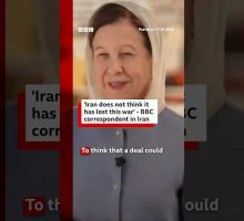 'Iran doesn't think it has lost this war'. #BBCNews