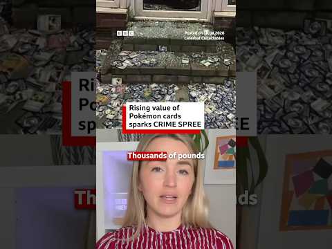 Value of Pokémon cards sparks crime spree in UK. #Pokemon #BBCNews