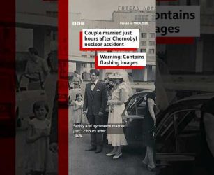 Iryna Stetsenko and Serhiy Lobanov got married hours after the Chernobyl accident. #BBCNews