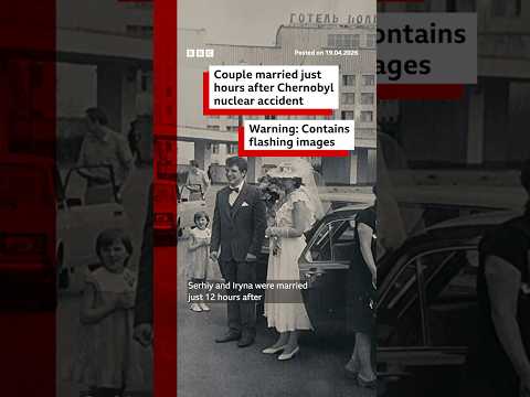 Iryna Stetsenko and Serhiy Lobanov got married hours after the Chernobyl accident. #BBCNews